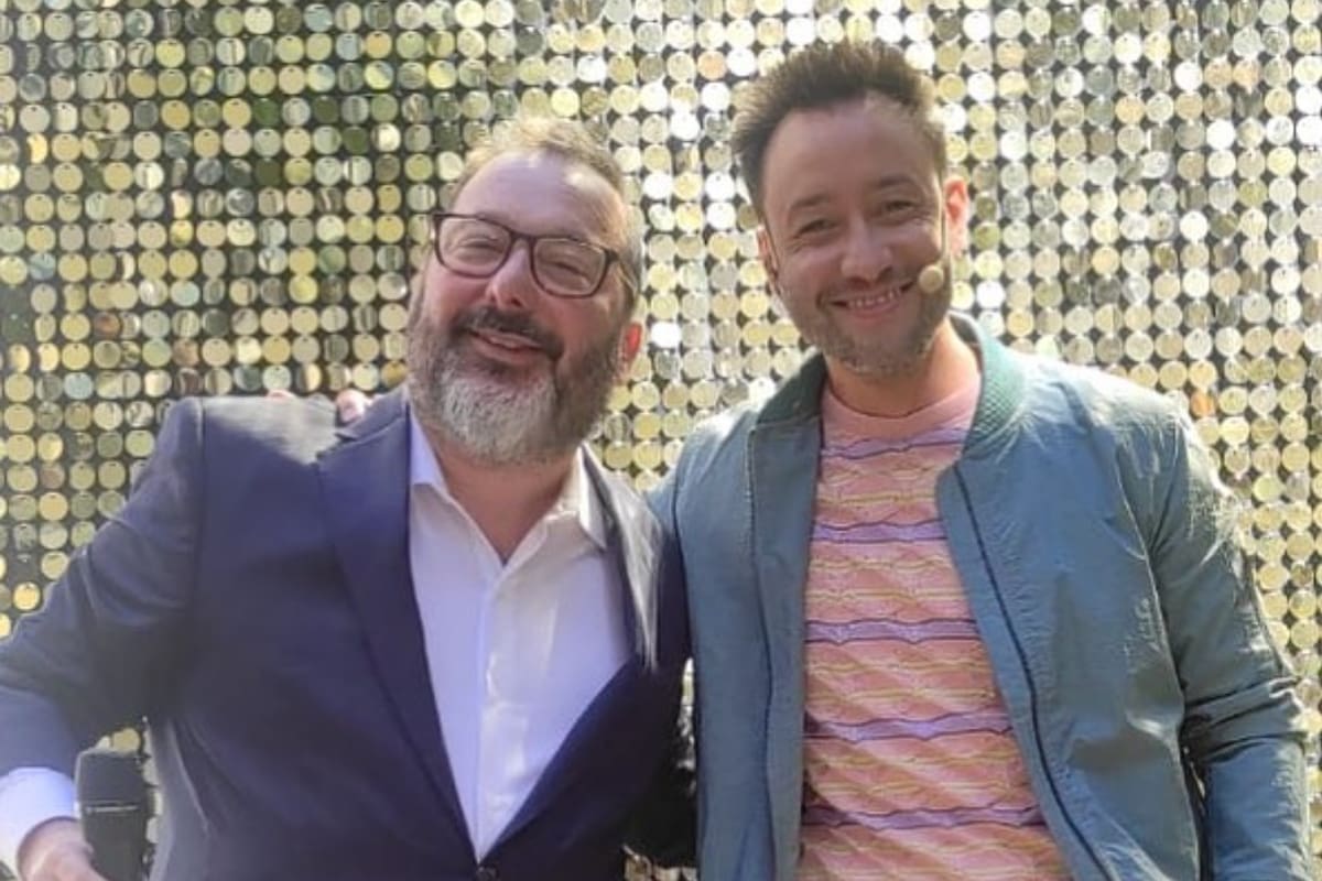 Luciano Pereyra asistió al velatorio de Gerardo Rozín este sábado en Almagro (Crédito: Instagram/@gerardorozin)