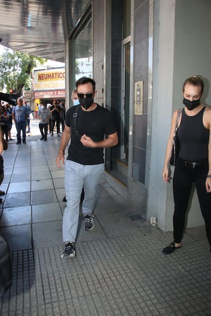 Luciano Pereyra se acercó al velatorio de Gerardo Rozín