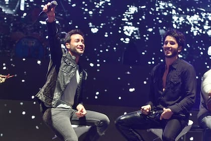 Luciano Pereyra y Sebastián Yatra cantaron juntos la canción "Un año", del nuevo álbum que el colombiano estrenará la próxima semana
