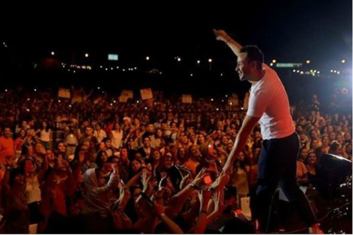 Luciano Peryra cerró la tercera noche del festival de doma y folclore de Jesús María