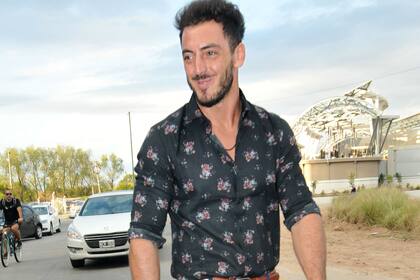 Luciano Strassera, ex de Gianina Maradona, también estuvo presente en el evento.