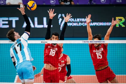 Luciano Vicentin es uno de los dos jugadores que se repite en el plantel respecto al de Polonia-Eslovenia 2022