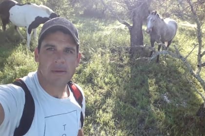 Luciano Woloschuk, productor en la colonia agrícola