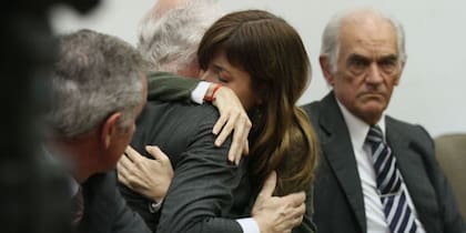 Lucila, tras escuchar el fallo que la absuelve