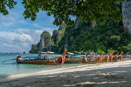 Lucila vive en Koh Phi Phi, una isla de tres mil habitantes. Foto: @lucianaarlati