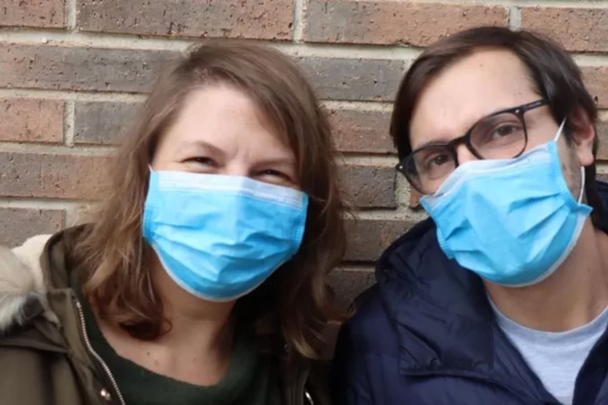 Lucila y Salvador son argentinos y viven en Shanghái desde hace seis años