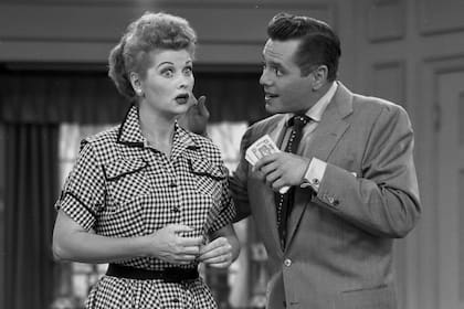 Lucille Ball y Desi Arnaz, protagonistas del éxito "I love Lucy"