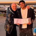 Los nervios de Muscari al ver a su hijo Lucio volar un avión y aprobar un examen importante