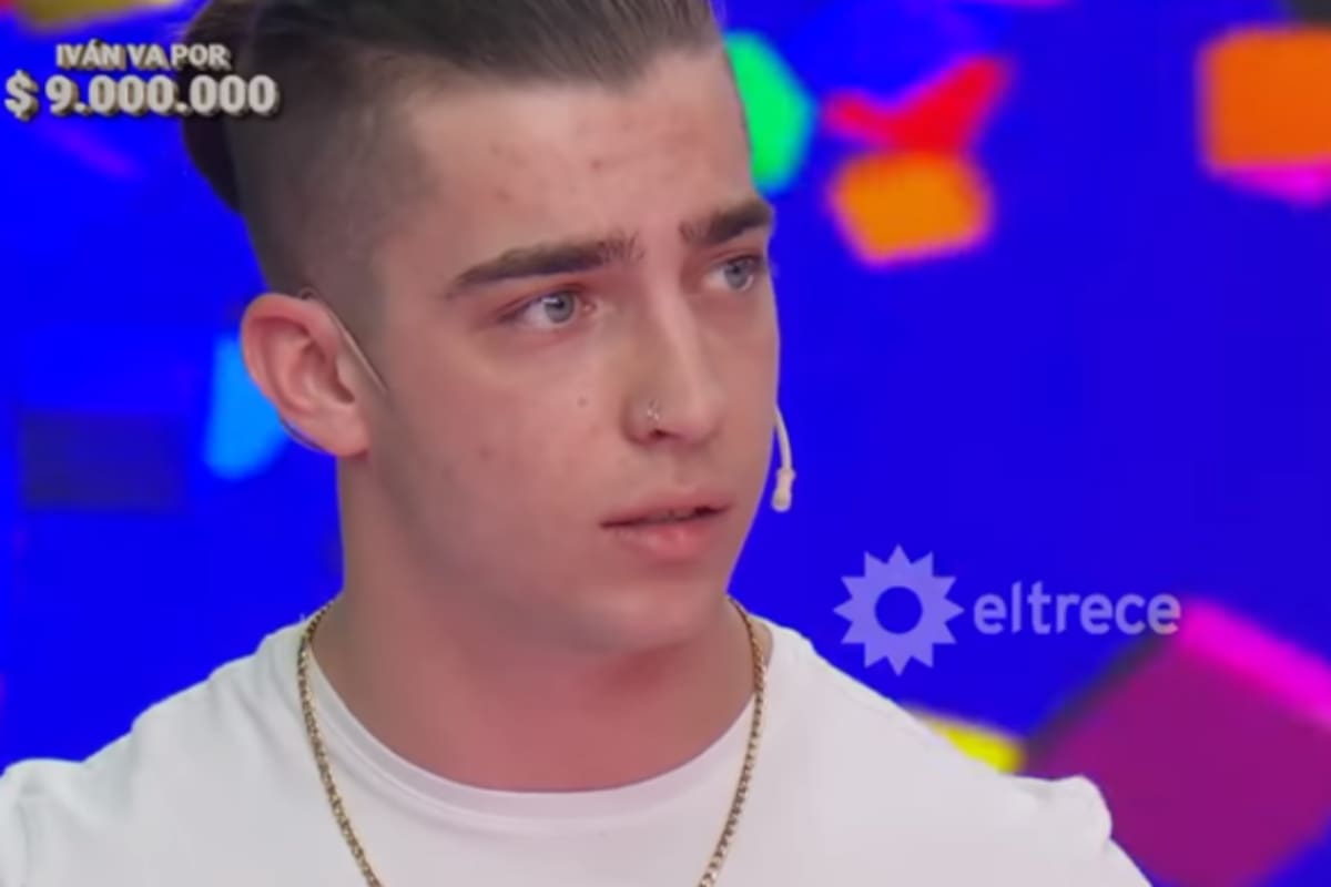 Lucio participó en Los 8 escalones, contó que se dedica a la lucha libre y sorprendió a Guido Kaczka (Foto: Captura eltrece)