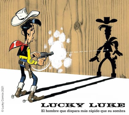 Lucky Luke, uno de los personajes de comic creados por Goscinny