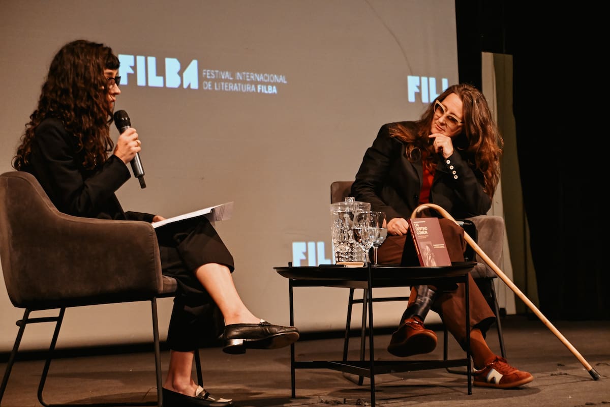 Lucrecia Martel participó del Festival Internacional de Literatura de Buenos Aires, en diálogo con Mercedes Halfon, ayer, en Malba