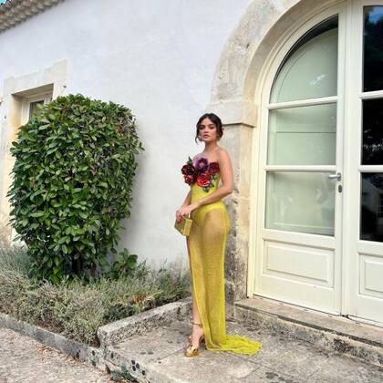 Lucy Hale lució su figura con algunas transparencias