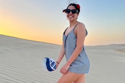 Ludmila está en Qatar desde julio