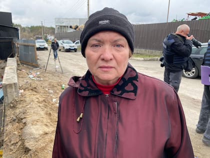 Ludmila Zakabluk, jefa de la comunidad de Buzova