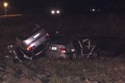 Luego de despitar el Citroën C3 quedó encima del auto del intendente Cortés