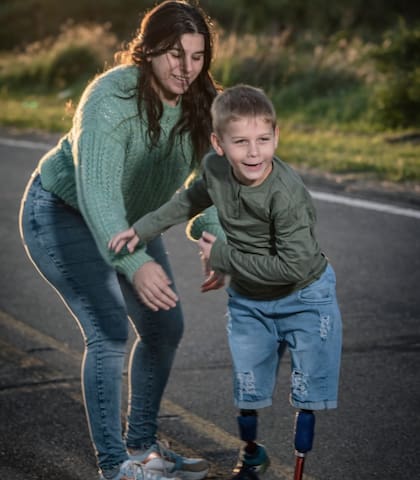 Luego de esos días de mucha angustia, tristeza y desánimo Marilina y su marido le contaron, de la manera en que pudieron, a sus hijos lo que estaba sucediendo con Ian.