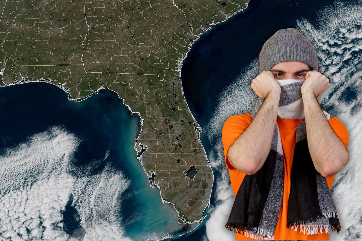 Luego de la leve nevada del domingo, el pronóstico en Florida muestra un notable descenso de temperaturas