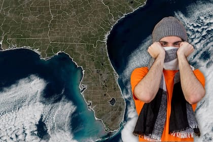 Luego de la leve nevada del domingo, el pronóstico en Florida muestra un notable descenso de temperaturas