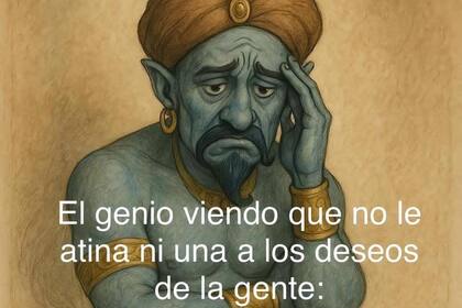 Luego de las imágenes creadas con IA al estilo del Estudio Ghibli, la nueva tendencia de "el genio entendió mal mi deseo" se impone en las redes sociales