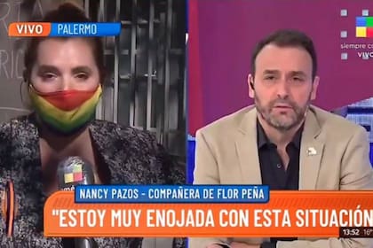 Luego de que Nancy Pazos sugiriera que le cambiaron de tema de conversación porque los entrevistadores tenían "miedo", Adrián Pallares decidió cortar el móvil