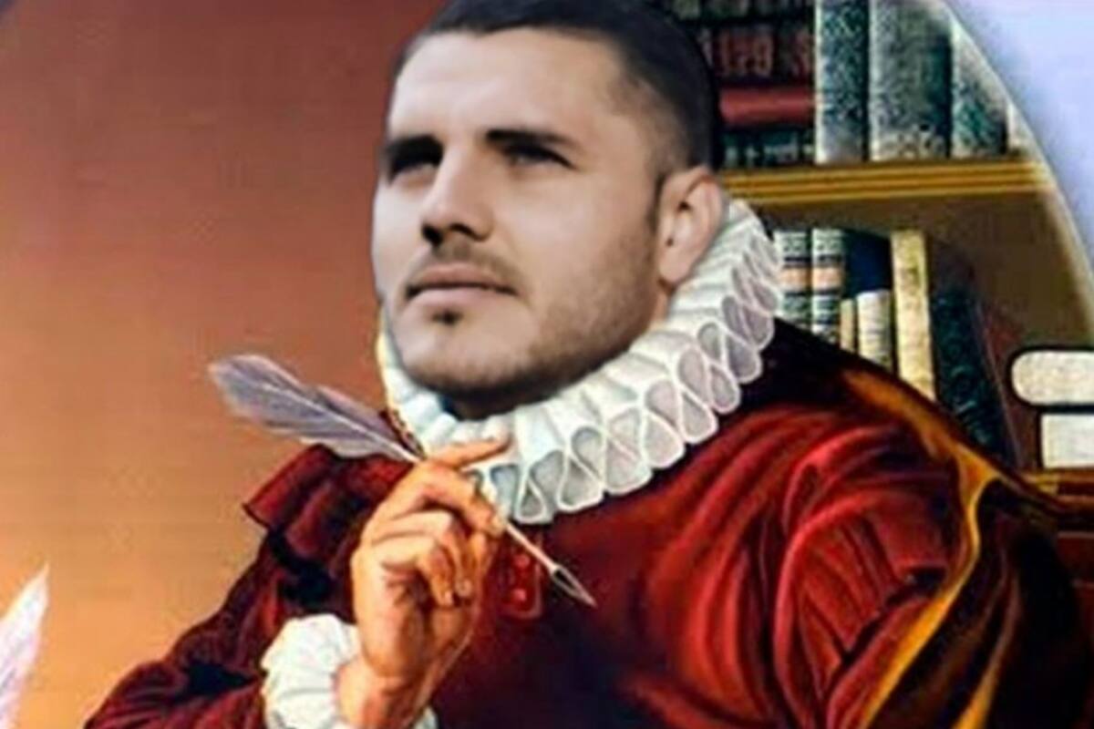 Luego de que se conociera el contenido de la carta del futbolista a Wanda Nara, en las redes compararon de forma irónica a Mauro Icardi con William Shakespeare