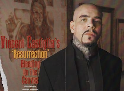 Luego de ser asistidos por un personal de emergencias, Vincent Castiglia fue detenido por posesión de armas de fuego sin licencia