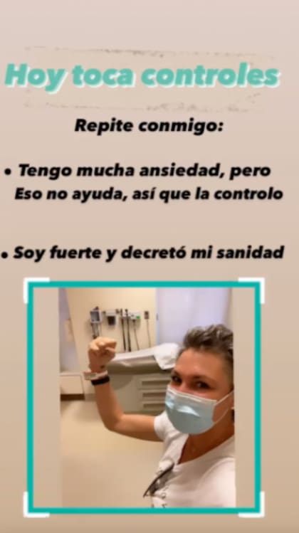 Luego de un fuerte tratamiento, la exvedette logró superar al enfermedad. Fuente: Instagram