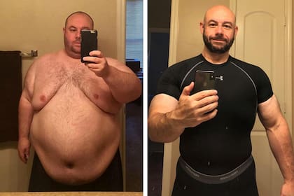 Luego de una crisis con su esposa, decidió bajar de peso y cambiar su vida.
