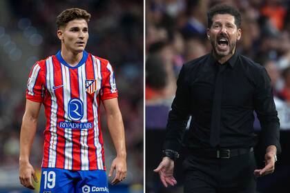 Luego del enojo de Julián Álvarez tras ser reemplazado. El Cholo Simeone volvió a insistir con los elogios: “Necesitamos su mejor versión”