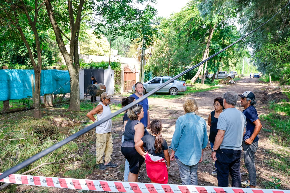 Luego del temporal, varios barrios del partido de Pilar siguen sin luz y con calles obstruidas por los árboles caídos
