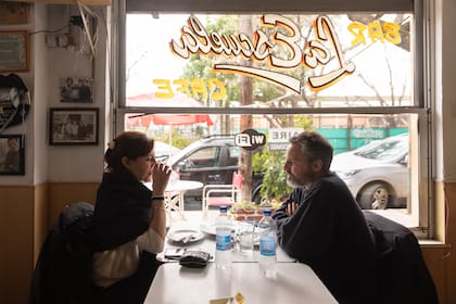 Lugar de reunión y charla, en Saavedra.