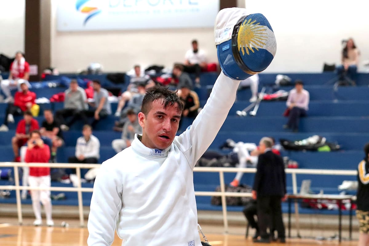 Lugones, un trotamundos de la esgrima, terminó 12° en la Copa del Mundo