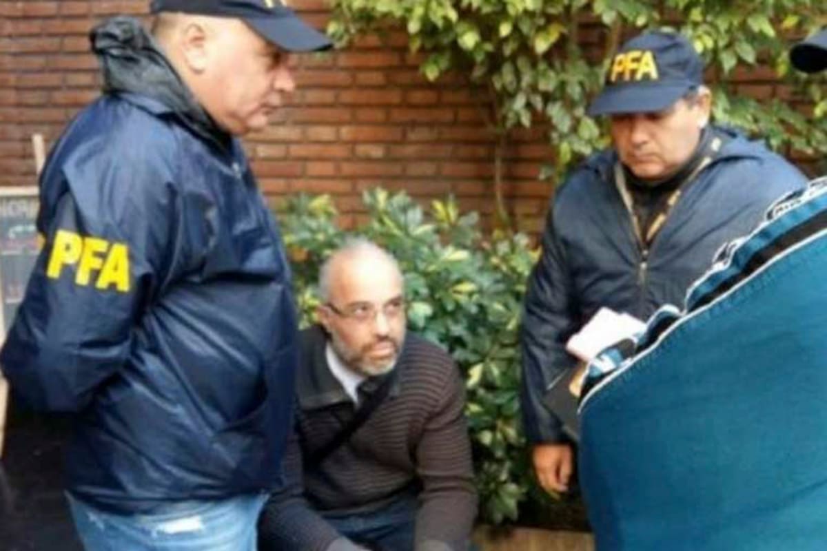 Luis Abraham Bastidas Ramírez cuando fue detenido en 2018 en la ciudad de Córdoba