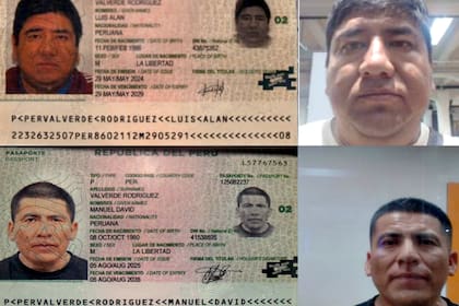 Luis Alan Valverde Rodríguez y Manuel David Valverde Rodríguez, tíos de Pequeño J que habrían participado del triple crimen