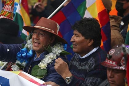 Luis Arce y Evo Morales fueron aliados políticos durante mucho tiempo.