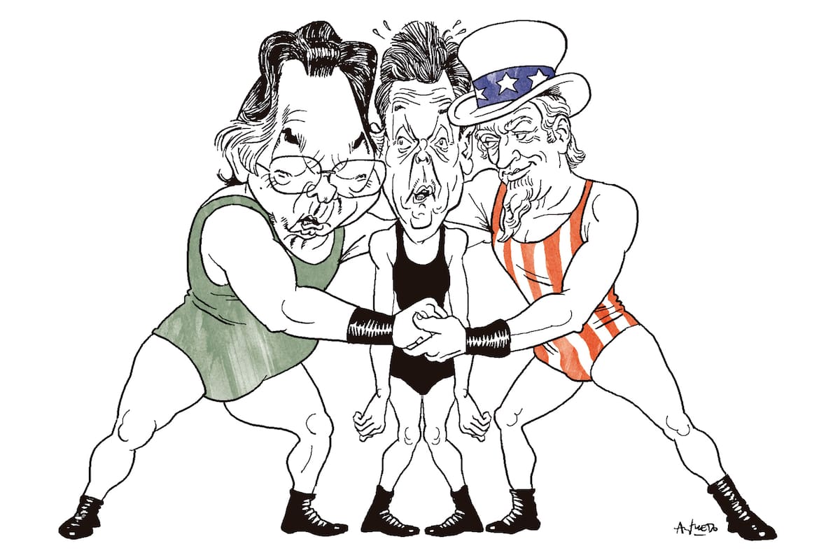 Luis Barrionuevo, Sergio Massa y el Tío Sam