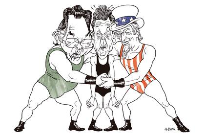 Luis Barrionuevo, Sergio Massa y el Tío Sam