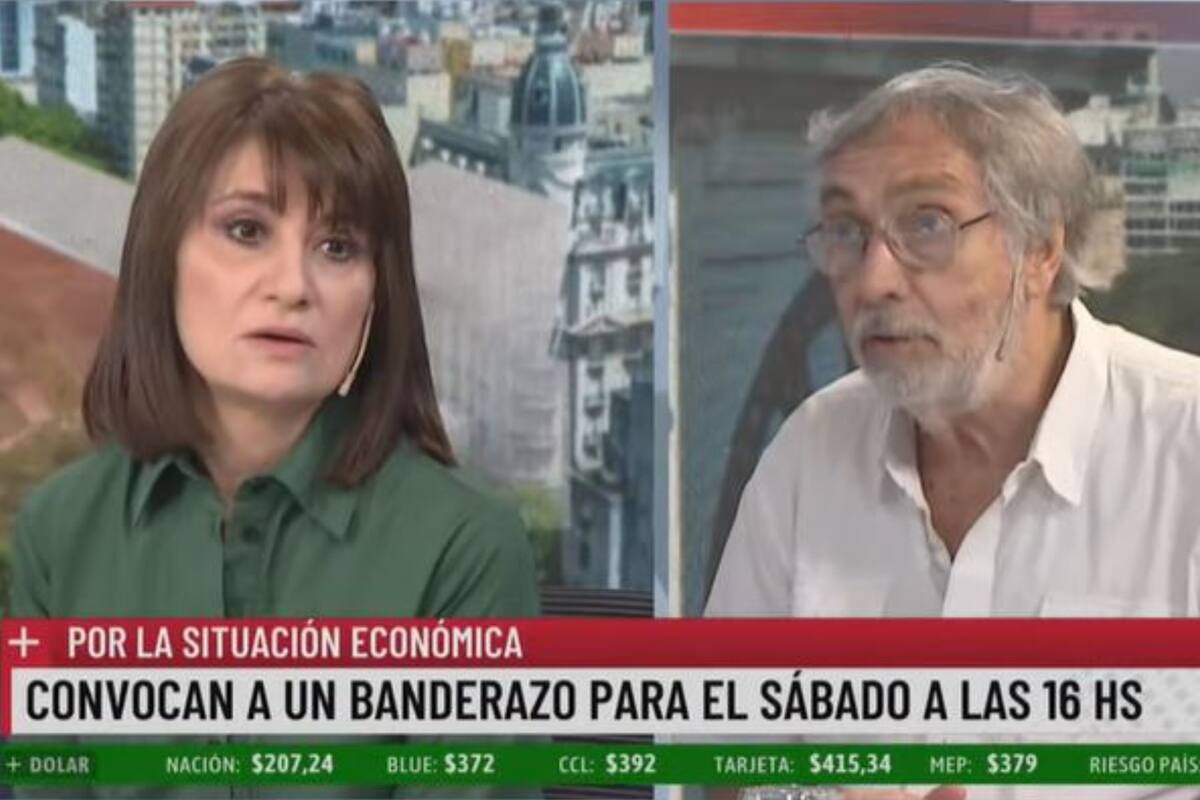 Luis Brandoni convoca un banderazo por la situación económica del país el próximo sábado a las 16 horas en el Obelisco