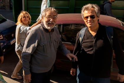 Luis Brandoni en la marcha del campo