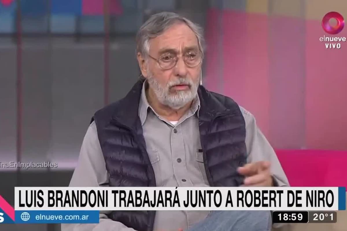Luis Brandoni, quien protagonizará una serie junto a Robert De Niro, precisó detalles de cómo se hicieron amigos.