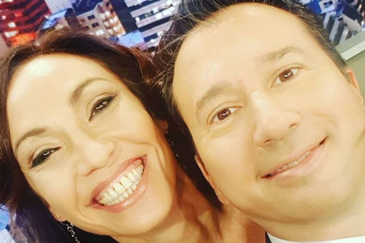 Luis Bremer junto a Ernestina Pais