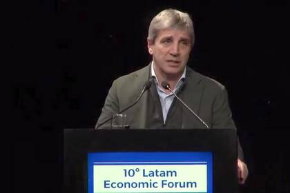 Luis Caputo; 10º Latam Economic Forum ; economía; política; comunidad de negocios