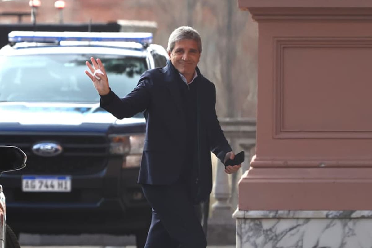 Luis Caputo, en la Casa Rosada