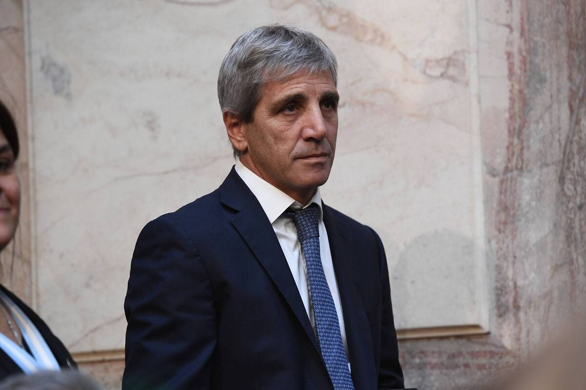 Luis Caputo, en la jura de Milei