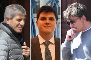 Luis Caputo, Federico Ramos Napoli y Santiago Caputo