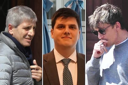 Luis Caputo, Federico Ramos Napoli y Santiago Caputo