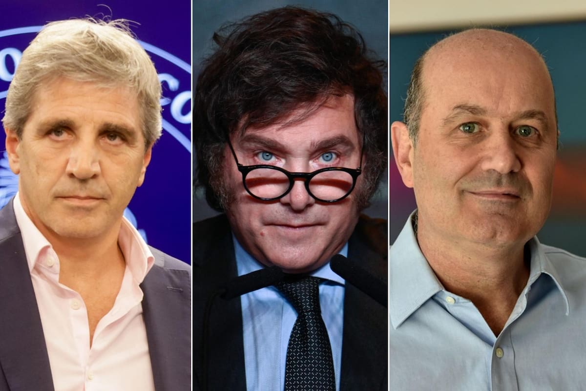 Luis Caputo, Javier Milei, Federico Sturzenegger