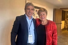 Caputo defendió el plan económico, se reunió con Georgieva y se verá con Bessent