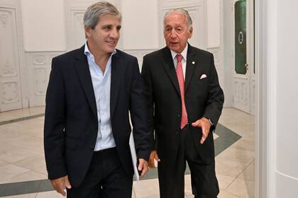 Luis Caputo y Daniel Funes de Rioja