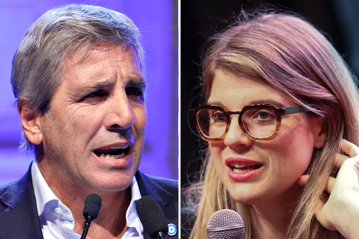 Luis Caputo y Delfina Rossi